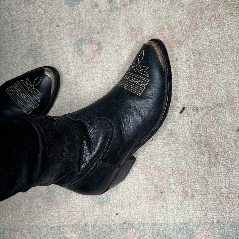 Golden‎ goose Black Western Ankle boots - Picture 2 of 6